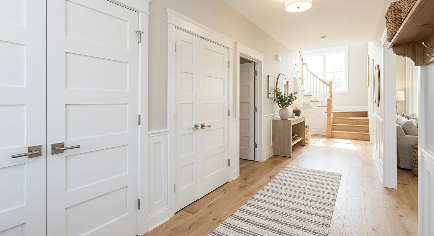 Interior door installation